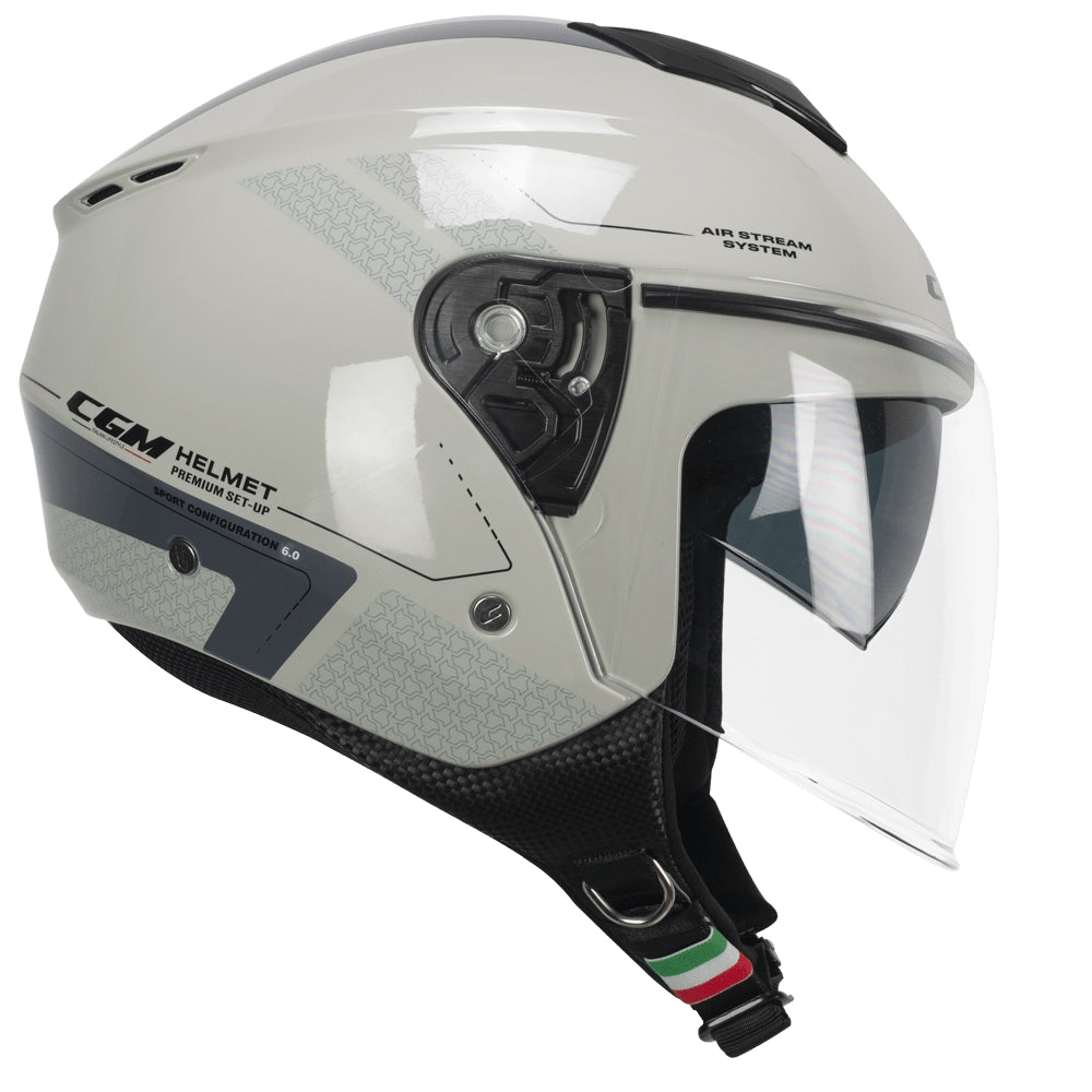 CGM 126G IPER CITY Casco de Moto Gris