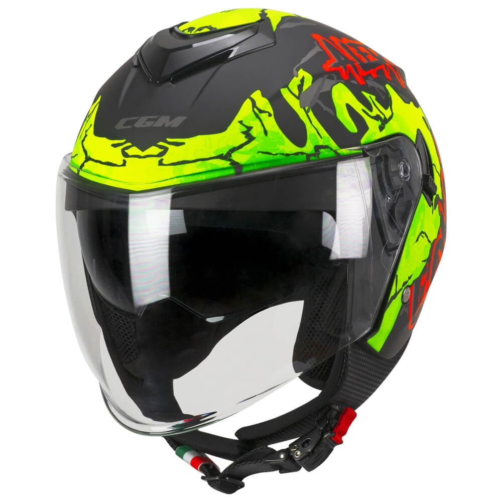 CGM - 126X IPER ALERT Nero Giallo fluo opaco
