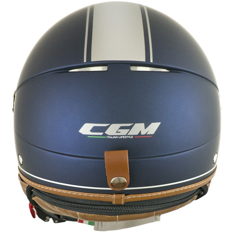 CGM - 191V PIX VINTAGE JET CASCO Blu Argento satinato sagomata