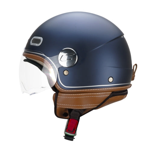 CGM 191V PIX VINTAGE JET CASCO Satén azul plateado forma larga