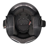 CGM 167R FLO STEP JET CASCO MOTO ANTRACITE ROSA SATINATO LUNGA
