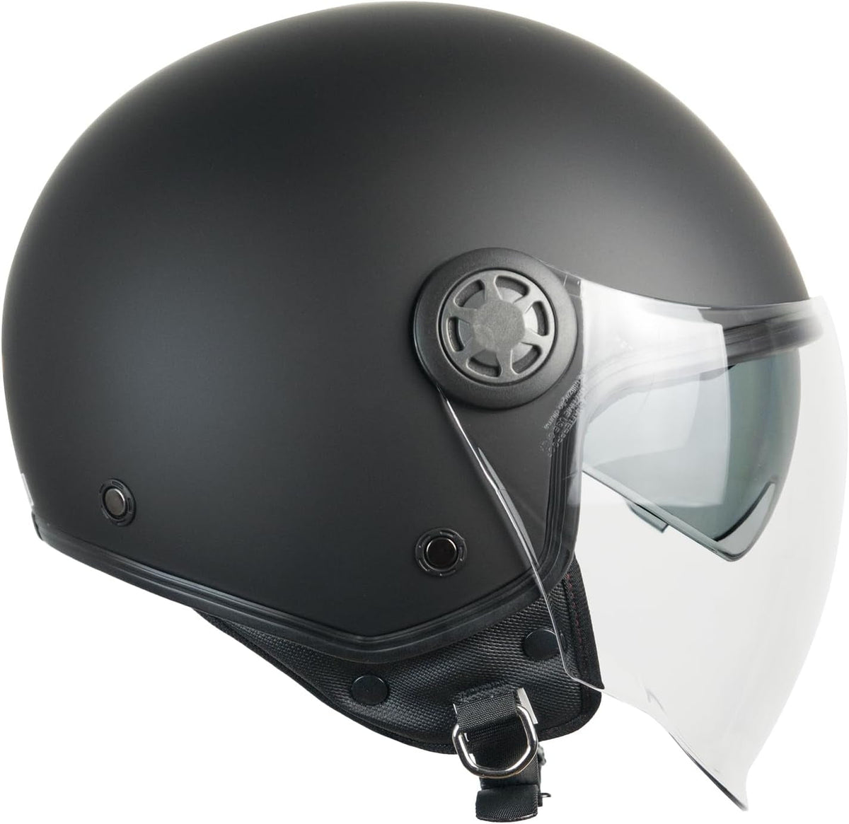 SKA-P 1SHA ZEN MONO MOTO CAPACETE JATO PRETO MATE (maximomotopt)