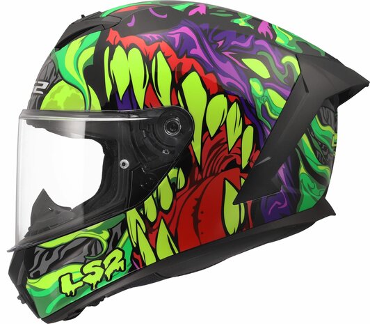 LS2 FF820 RAPID III LYCANT INTEGRAL CASCO DE MOTO PURPORA VERDE – 1 – Maximomoto PT