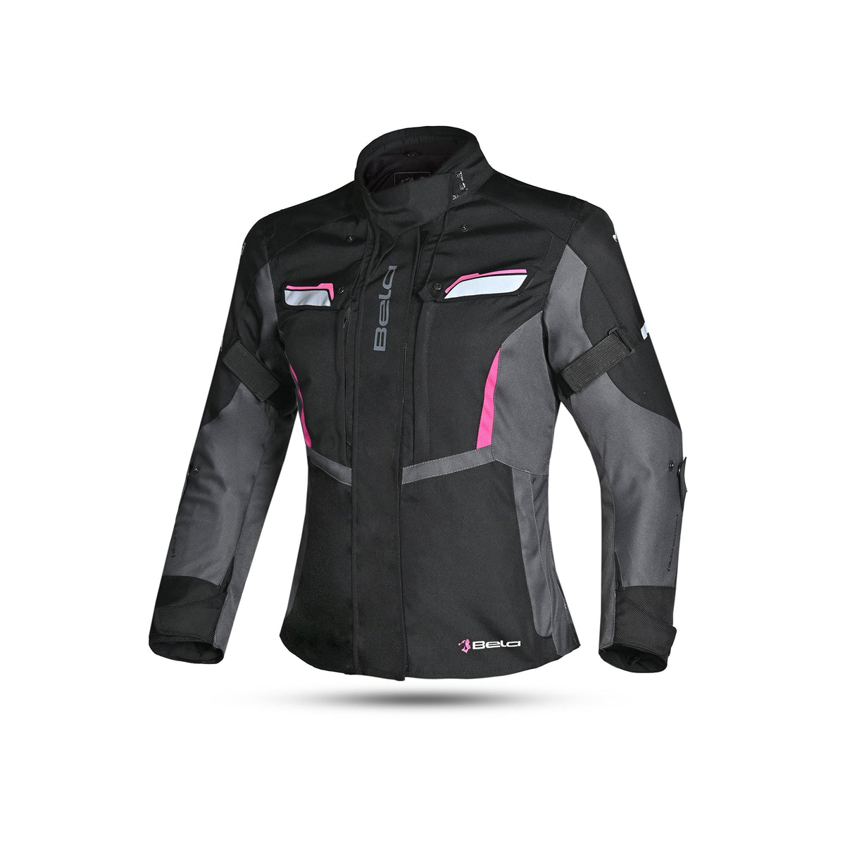 BELA HURRICANE 3 Em 1 Senhora Motocicleta Casaco Petro Fucsia
