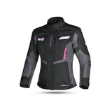 BELA HURRICANE 3 Em 1 Senhora Motocicleta Casaco Petro Fucsia