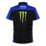 YAMAHA - MONSTER REPLICA MENS POLO BLACK/BLUE