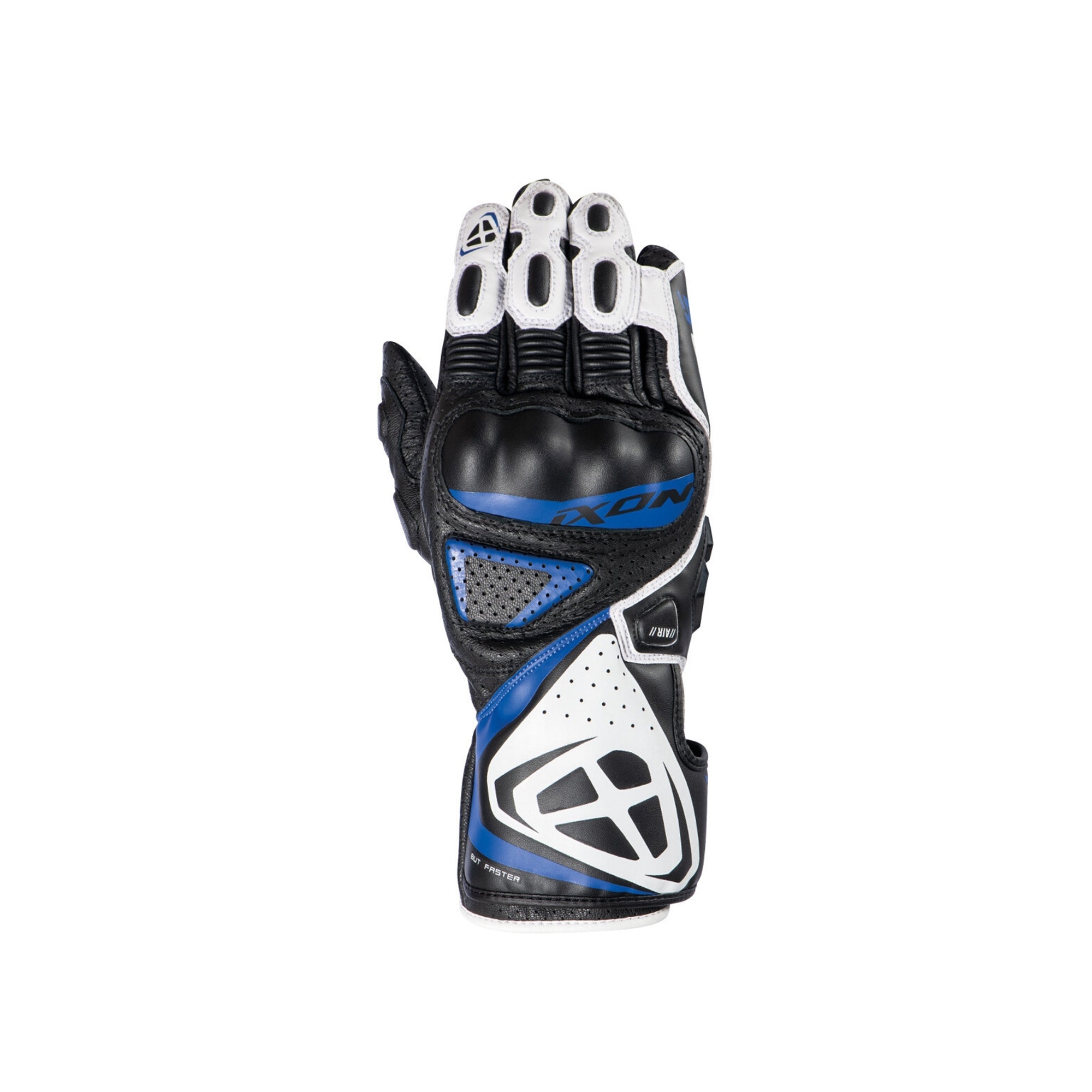 IXON- GUANTES GP5 AIR MAN BLACK/WHITE/BLUE – 3 – Maximomoto PT