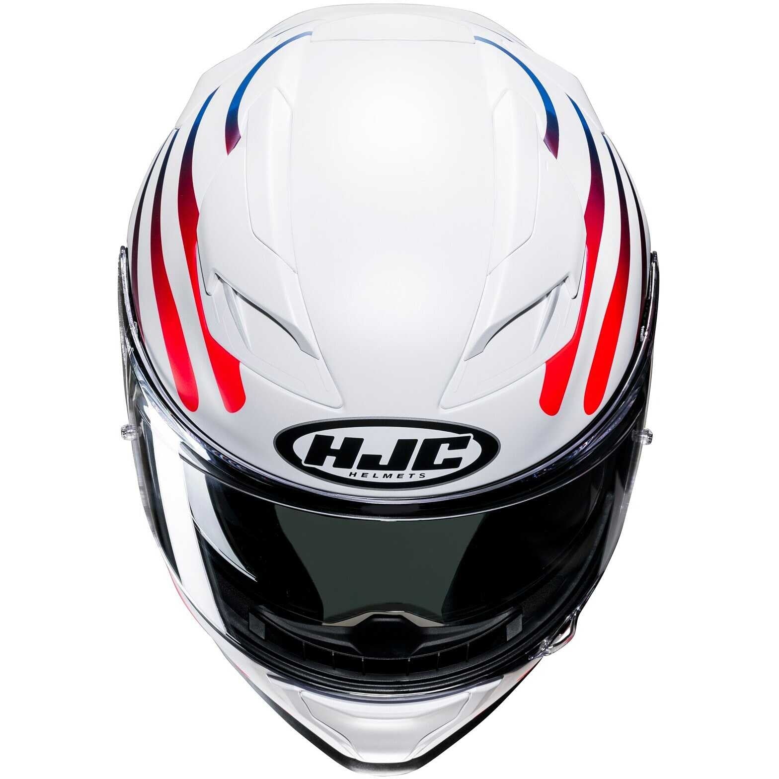 HJC F71 ZEN MC21SF Branco azul Vermelho Casco de moto turismo deportivo – 3 – Maximomoto PT