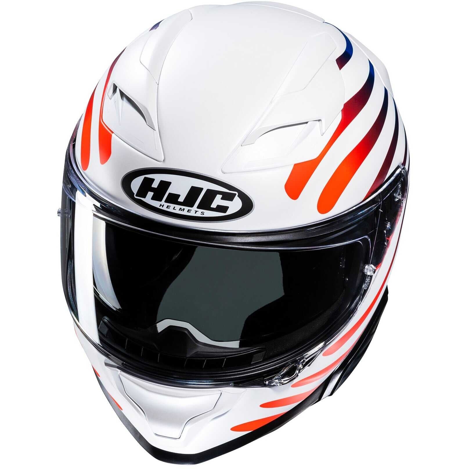 HJC F71 ZEN MC21SF Branco azul Vermelho Casco de moto turismo deportivo – 5 – Maximomoto PT