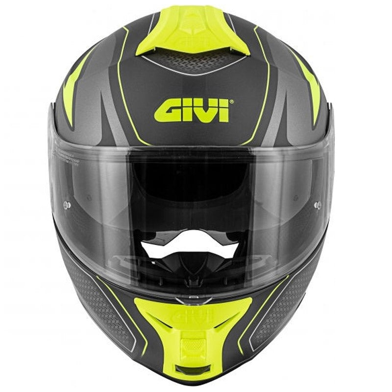 GIVI MOD X. 21 CHALLENGER SHIVER Motorcycle Modular Helmet Titani Black  – 2 – Maximomoto PT