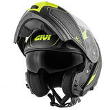 GIVI MOD X.21 CHALLENGER SHIVER Moto Modular Capacete Titani Preto