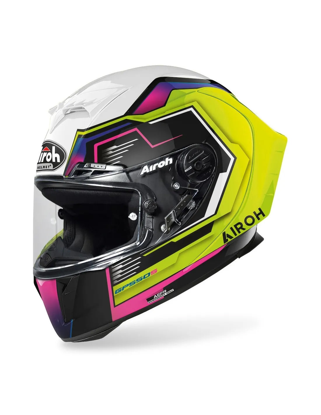AIROH - CASCOS GP550 S RUSH MULTICOLOR GLOSS