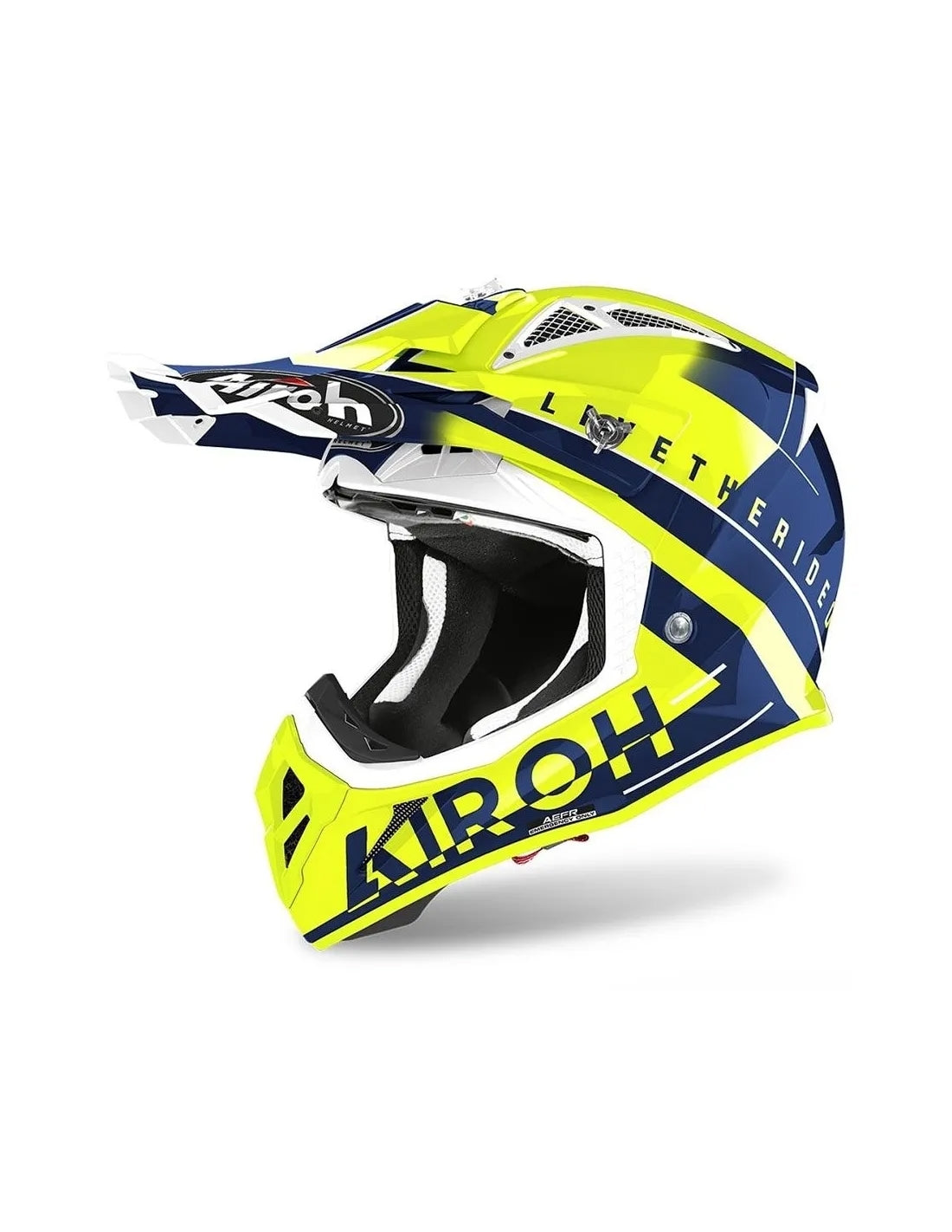 AIROH - CASCOS AVIATOR ACE AMAZE BLUE GLOSS