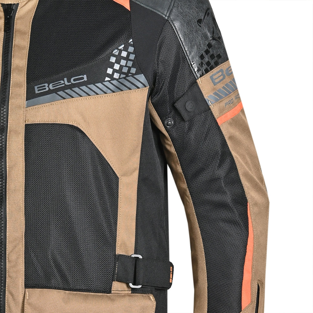 BELA ONSAKER Moto Textil Casacos Areia Preta Laranja