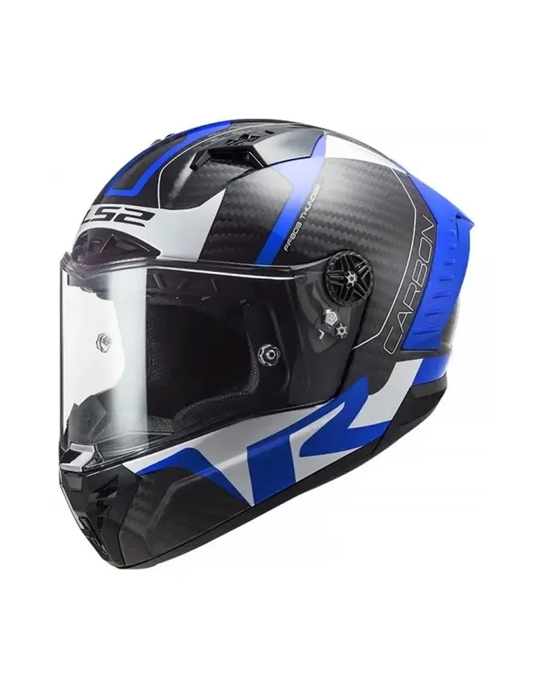 LS2 FF805 THUNDER C RACING1 BLUE WHITE – 1 – Maximomoto PT