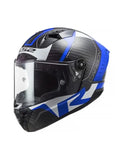 LS2 FF805 THUNDER C RACING1 BLUE WHITE