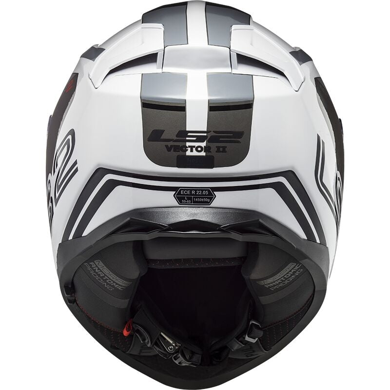 LS2 FF811 VECTOR II CAPACETE INTEGRAL DE MOTO BRANCO TITAN.SILVER – 7 – Maximomoto PT