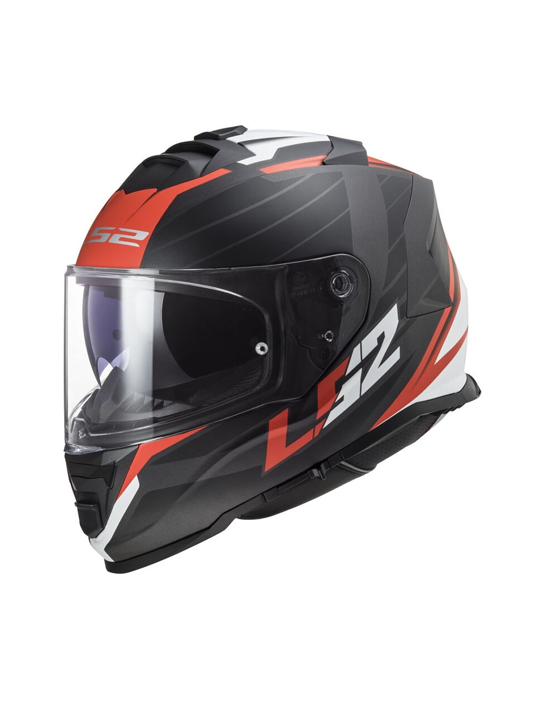 LS2 FF800 STORM NERVE MATT BLACK RED – 1 – Maximomoto PT