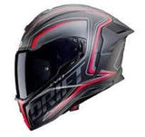CABERG-CASCO DRIFT EVO INTEGRA MATT BLACK/ANTHRACITE/RED FLU