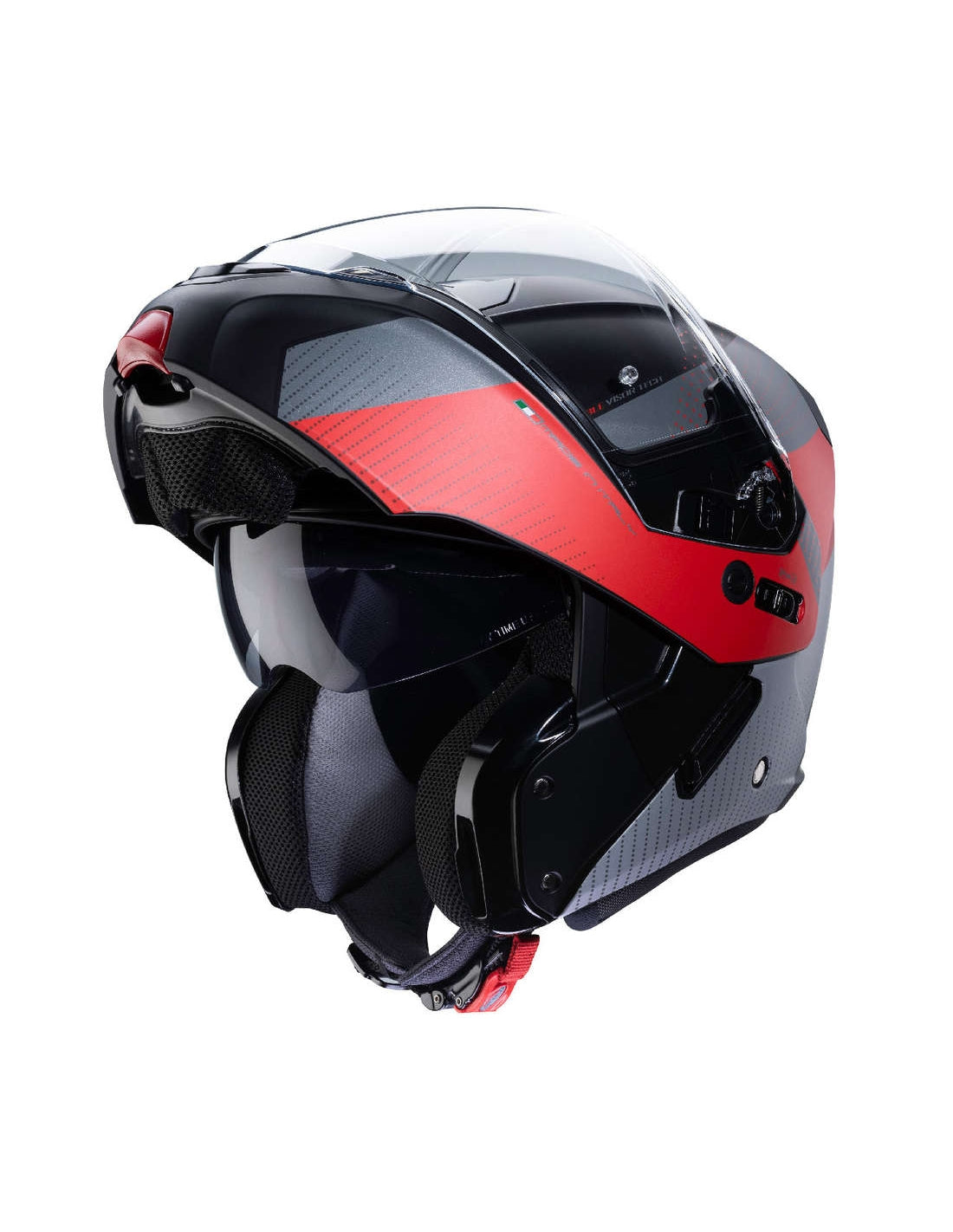 CABERG-CASCO HORUS SCOUT MATT BLAC/RED FL/ANTHRASIL