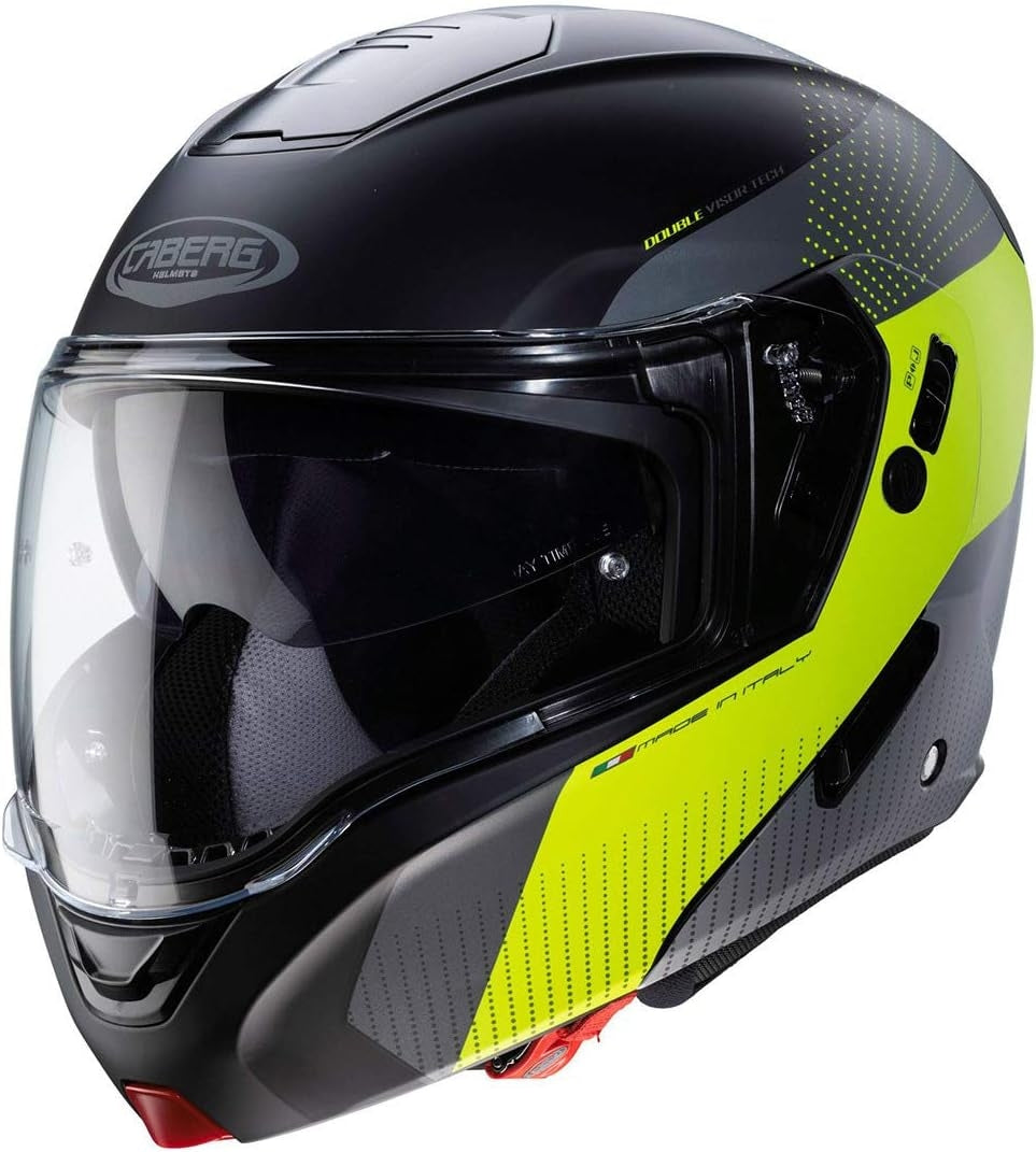CABERG-CASCO HORUS SCOUT MATT BLAC/RED FLUO/ANTHRA/SILV