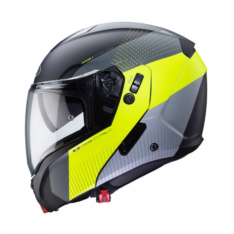 CABERG-CASCO HORUS SCOUT MATT BLAC/RED FLUO/ANTHRA/SILV