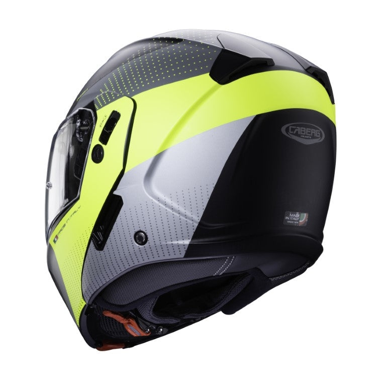 CABERG-CASCO HORUS SCOUT MATT BLAC/RED FLUO/ANTHRA/SILV
