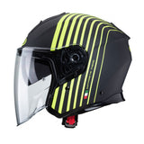 CABERG-CASCO FLYON BAKARI MATT BLACK/YELLOW FLUO