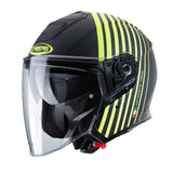 CABERG-CASCO FLYON BAKARI MATT BLACK/YELLOW FLUO