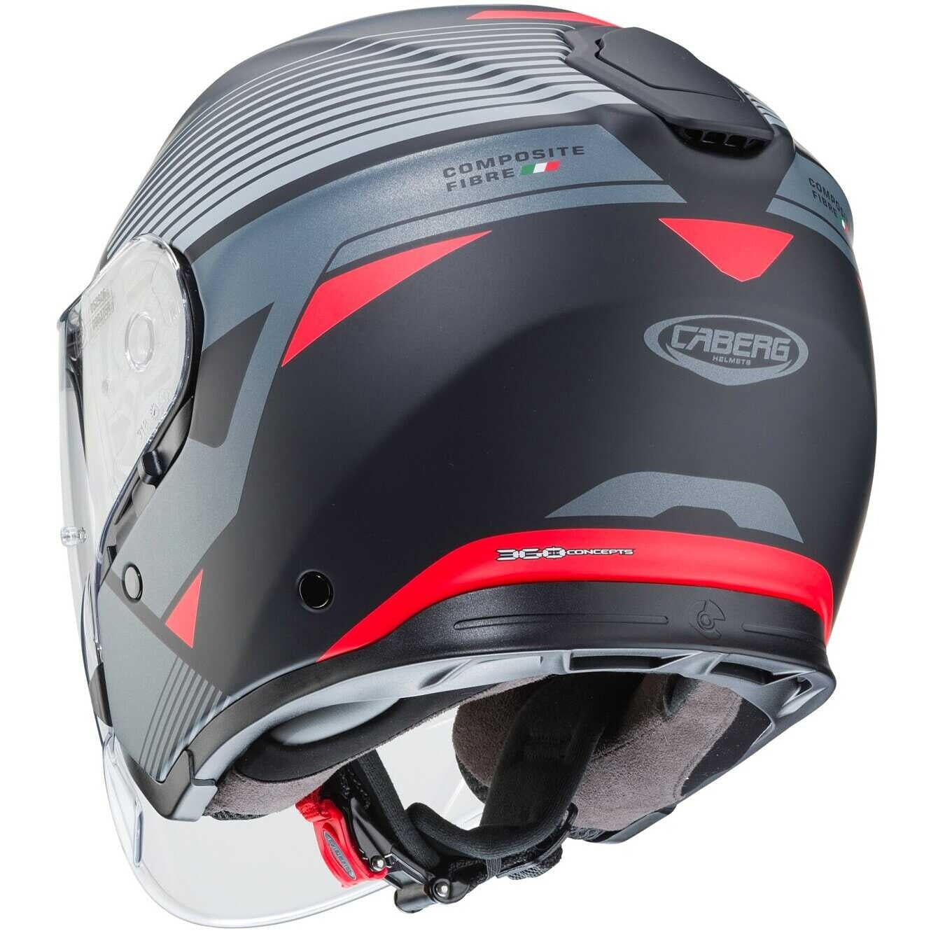 CABERG-CASCO FLYON RIO MATT BLACK/RED/ANTRA/SILV