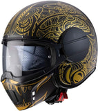 CABERG-CASCO GHOST MAORI MATT BLACK/GOLD