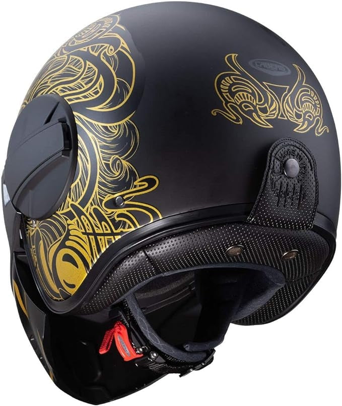 CABERG-CASCO GHOST MAORI MATT BLACK/GOLD