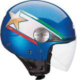 GIVI 10.7 MINI-J.D Moto Jet Capacetos Azul-Ml