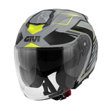 GIVI - CASCO JET X25 TRACE GRIS NEGRO YELLOW