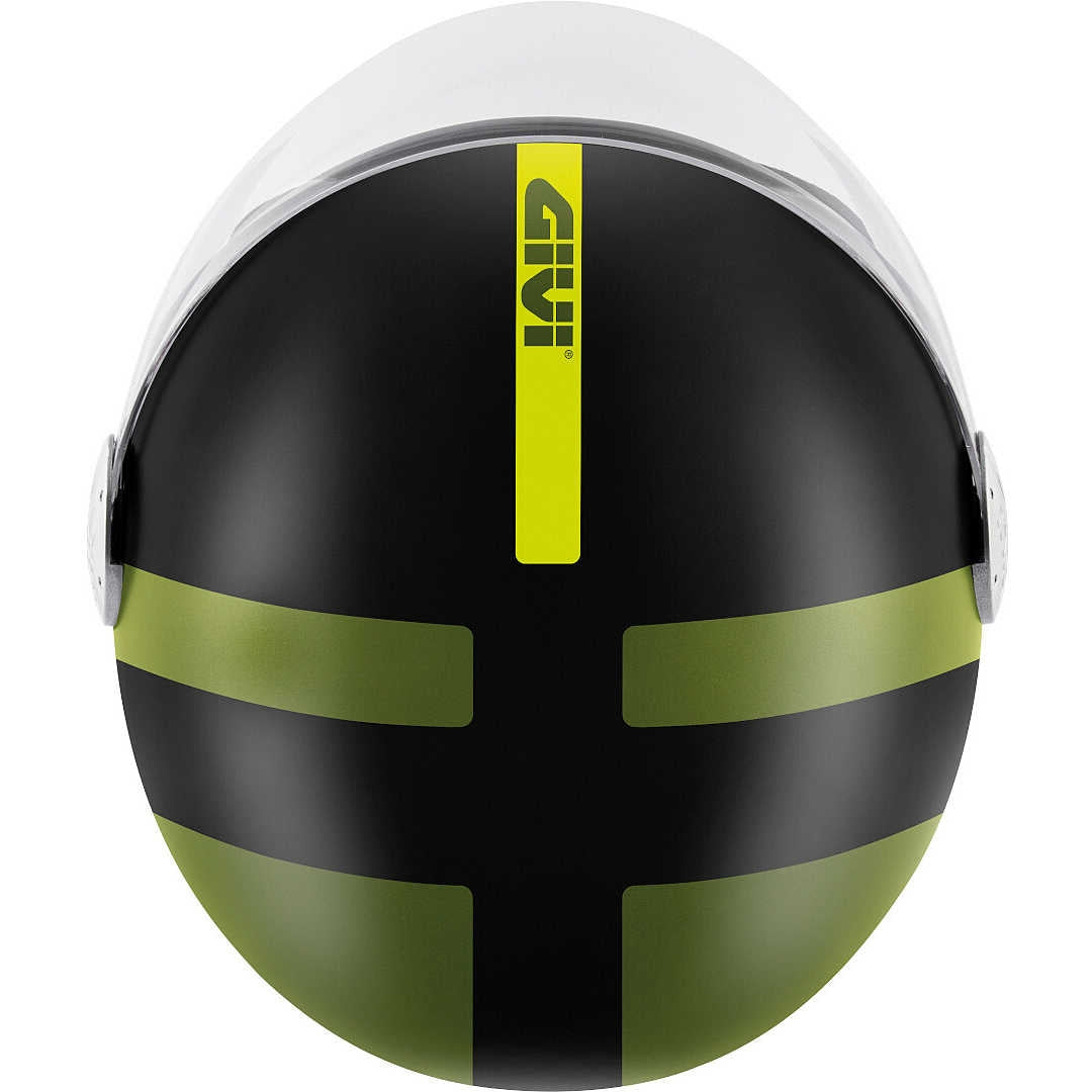 GIVI CASCO DJET 107/MINI-J.D/CONCEPT VERDE-MT/NEGRO