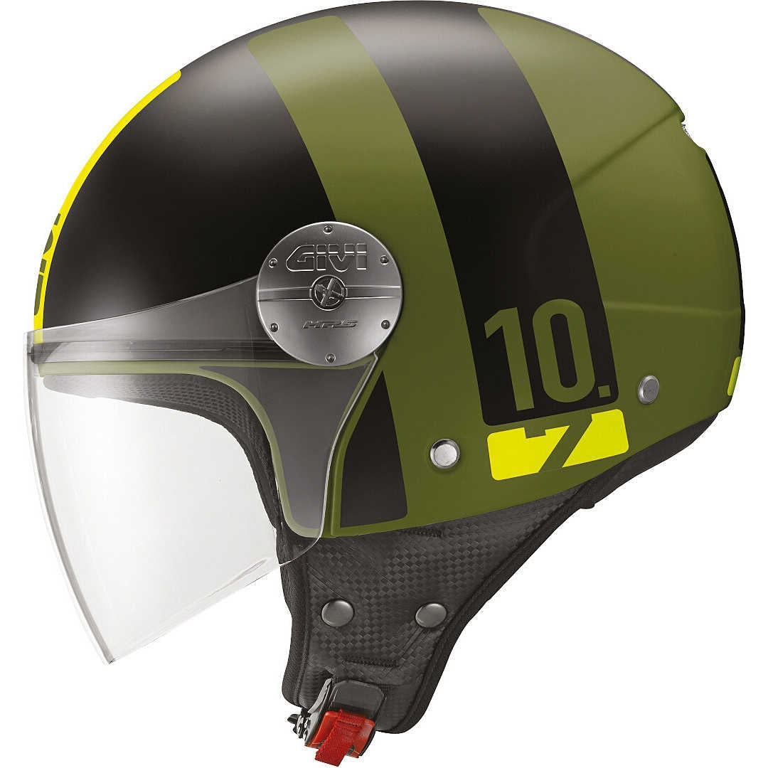 GIVI CASCO DJET 107/MINI-J.D/CONCEPT VERDE-MT/NEGRO