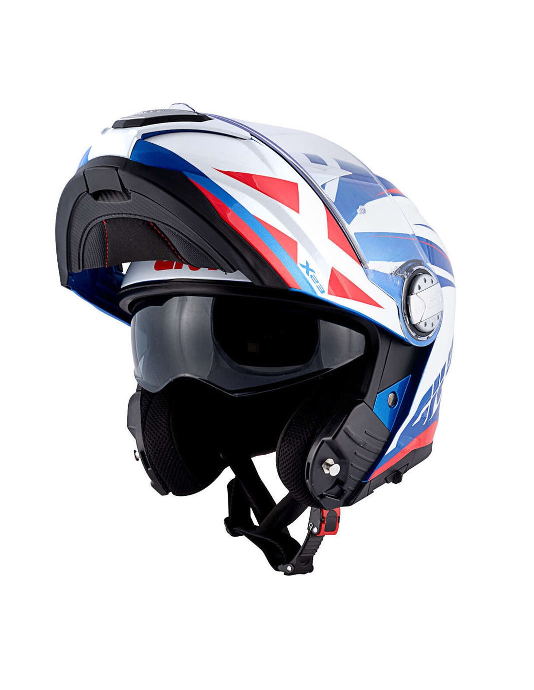 GIVI MOD X.23 SYDNEY POINTED Moto Modular Capacete Branco Azul Vermelho