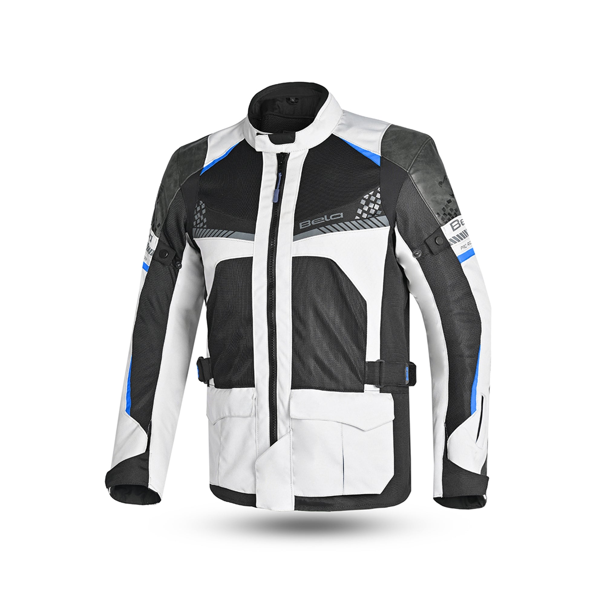 BELA ONSAKER Moto Textil Casacos Azul Gelo Preto