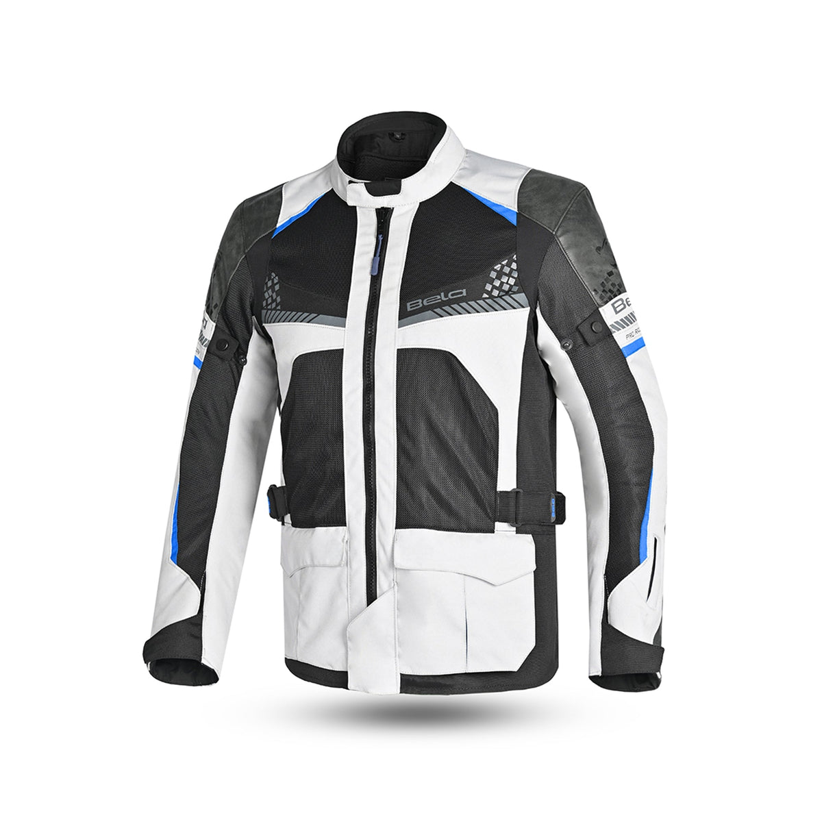 BELA ONSAKER Moto Textil Casacos Azul Gelo Preto