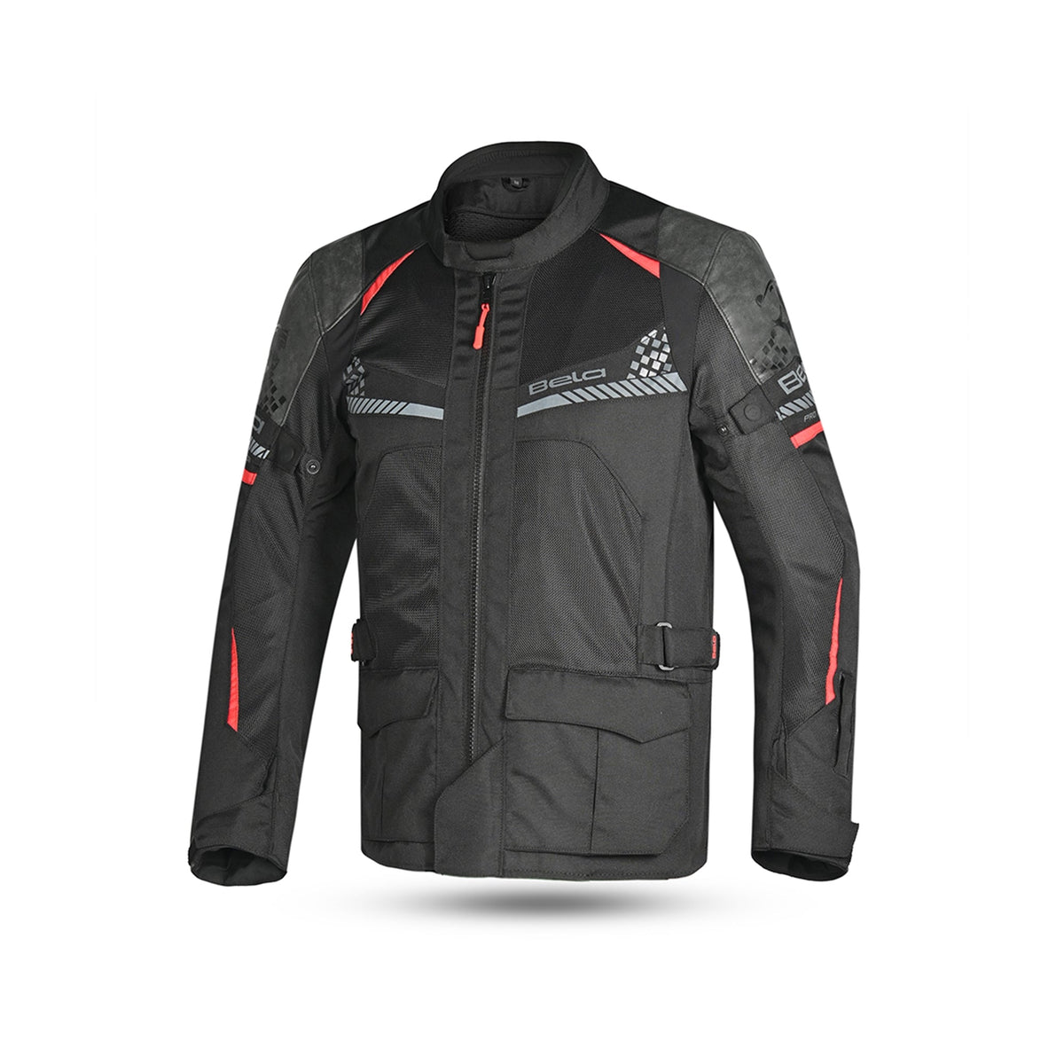 BELA ONSAKER Moto Textil Casacos Preto Vermelho