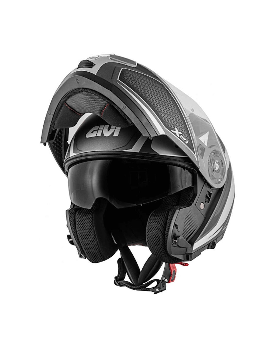 GIVI MOD X. 21 CHALLENGER GLOBE Motorcycle Modular Helmet Titanium Black – 1 – Maximomoto PT