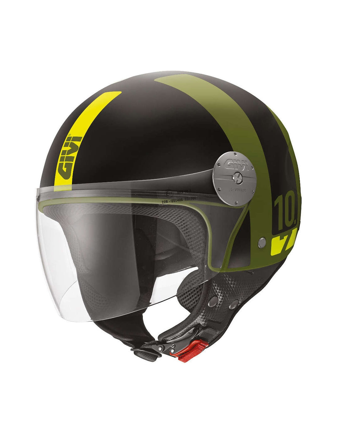 GIVI CASCO DJET 107/MINI-J.D/CONCEPT VERDE-MT/NEGRO