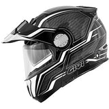 GIVI CASCO MOD X33/CANYON C/PL.D/LAYERS NEGRO/BLANCO