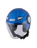GIVI J.05 VLD SÓLIDO Moto Junior Capacete AZUL
