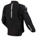 REBEL HORN - TEXTILE JACKET VANDAL BLACK/WHITE