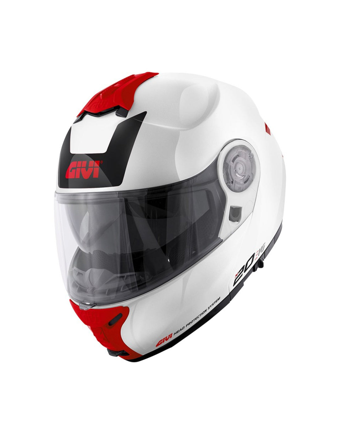GIVI - CASCO X20 EXPEDITION EVO BLANCO-BR ROJO – 1 – Maximomoto PT