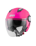 GIVI 10.7 MINI-J.D ARTNOVEAU Senhora Moto Jet Capacete Rosa