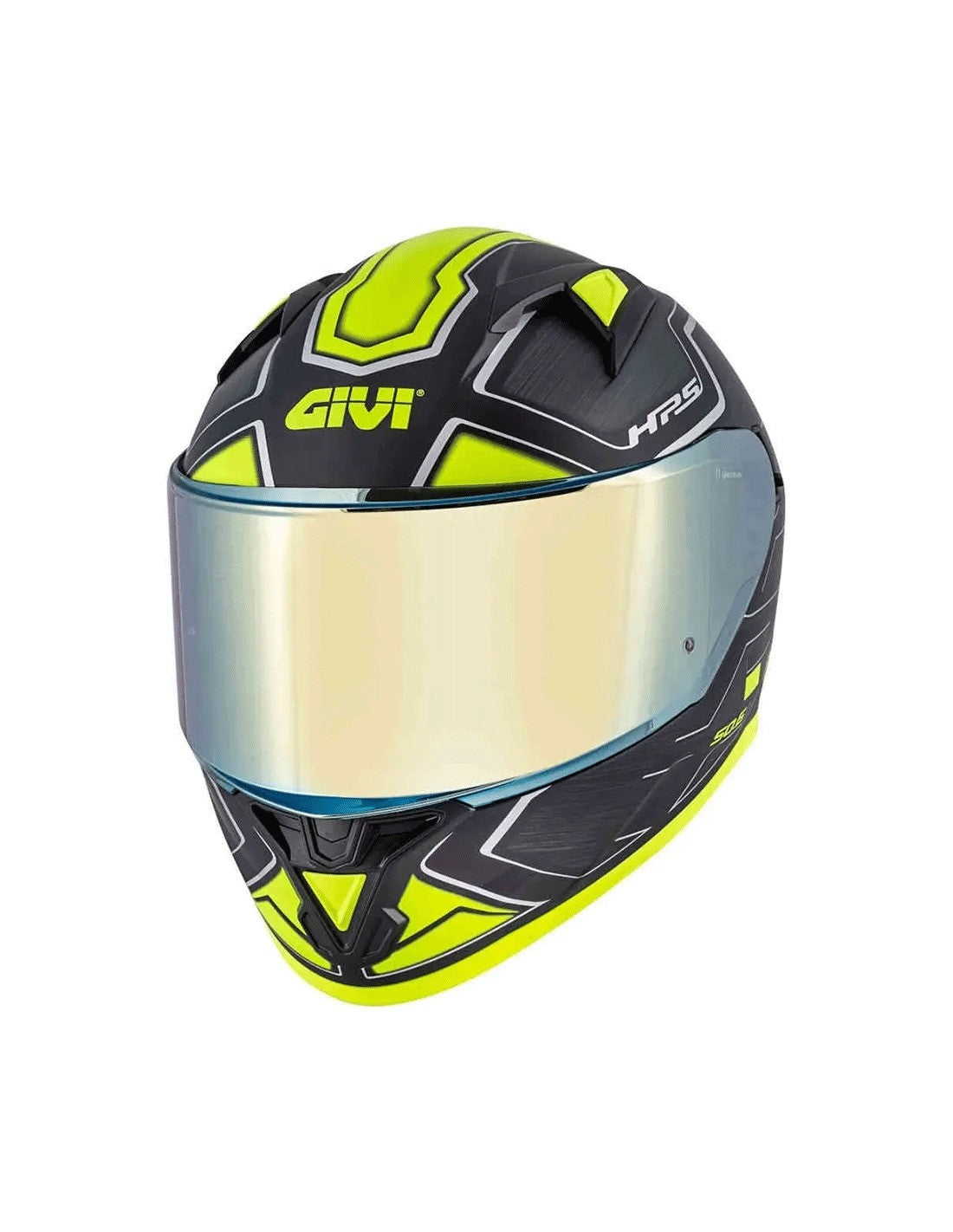 GIVI 50.6 SPORT LED DEEP Moto Integral Capacete Amarelo Titânio
