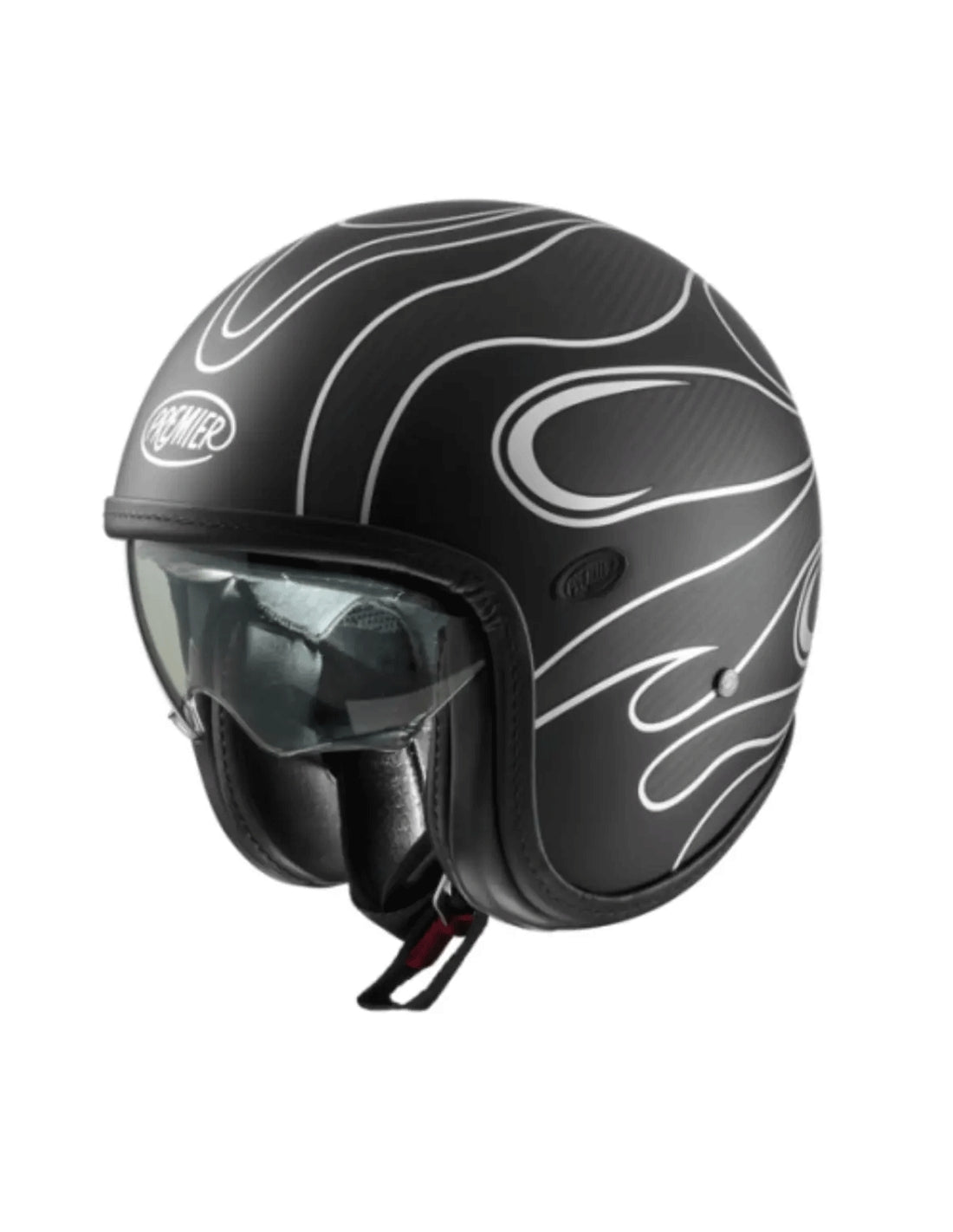 PREMIER - CASCO VINT.PL ED.CARB FR SILV.CHROM BM
