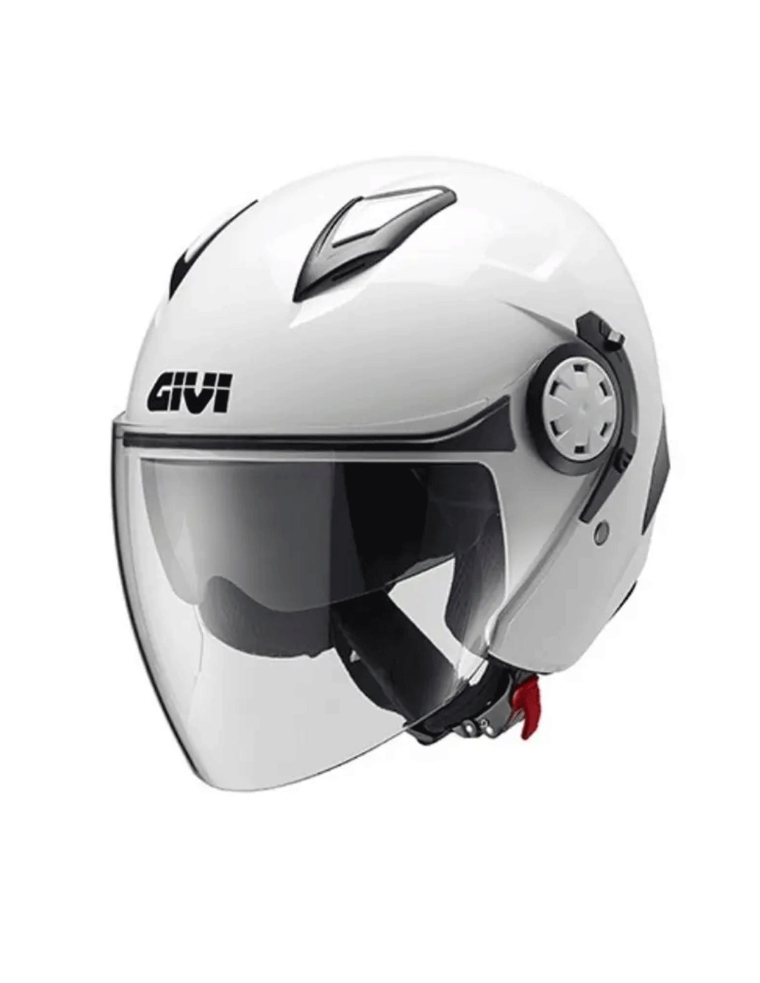 GIVI 12.3 STRATOS Aberto Scooter Jet Capacete Solid Blanco – 1 – Maximomoto PT